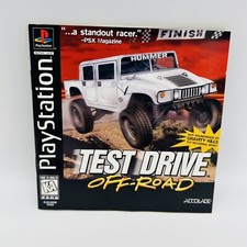 Test Drive Off-Road Sony PlayStation 1, 1997 PS1 MANUAL ONLY No Game Disc