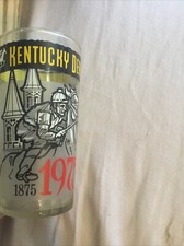 Kentucky Derby Vintage Glass Celebrates 100 Years 1875-1975. 