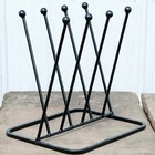 Boot Rack Holds 4 Pairs Wellies Boot Stand Trees Storage Holder Wellington 44cm