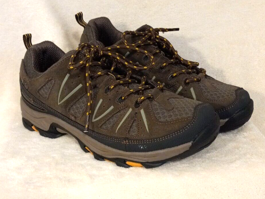 SAOLA Scarpe ragazzo Northside scamosciate marroni basse escursionismo campeggio caccia outdoor tg 5 NUOVE