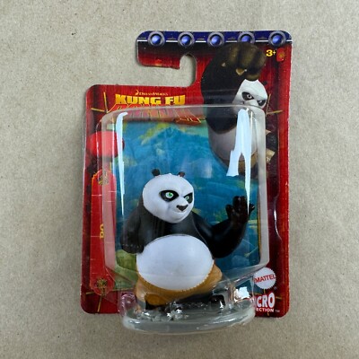 DreamWorks Kung Fu Panda Micro Figure Toys Po Panda Black White Inch 
