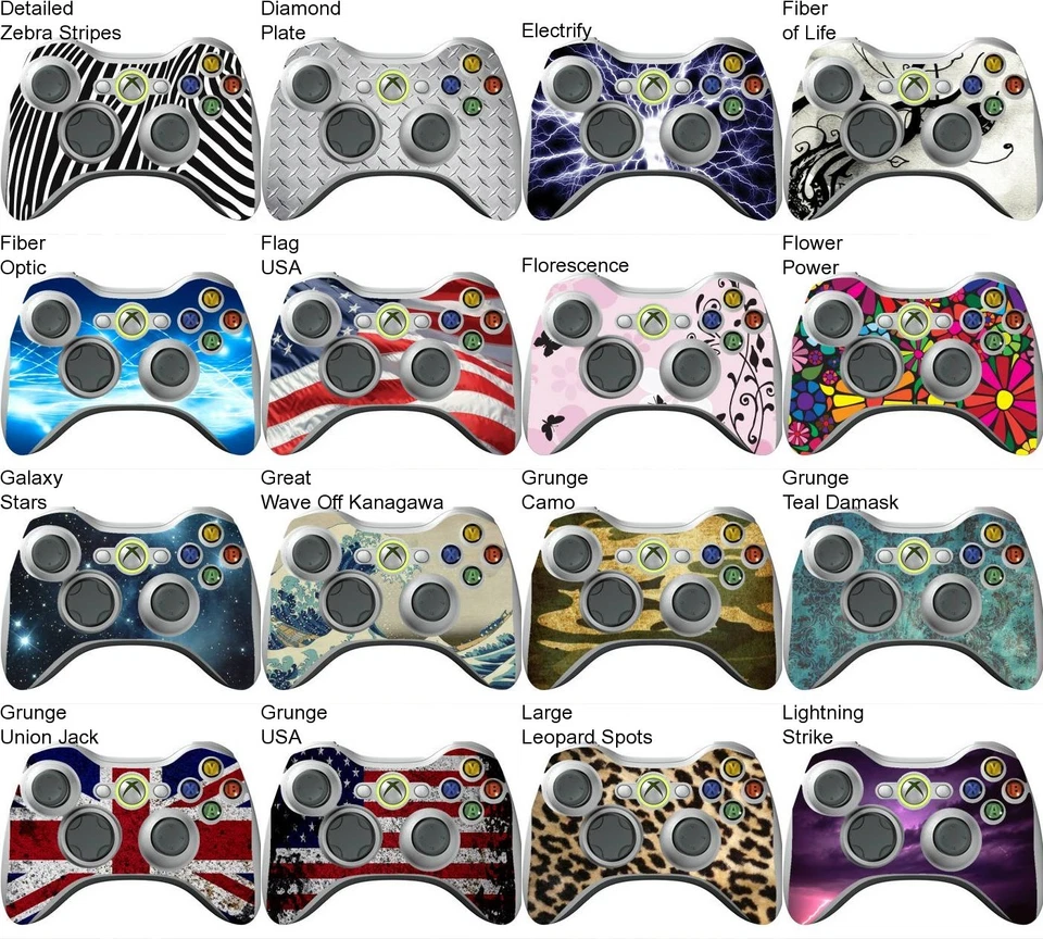 Escolha qualquer 1 decalque/pele de vinil para controle Xbox 360 - Compre 1 e ganhe 1 grátis! - Imagem 2 de 4