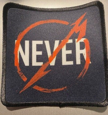 Metallica Through the Never Sublimated Patch 3 x3 Album Cover Rock Metal