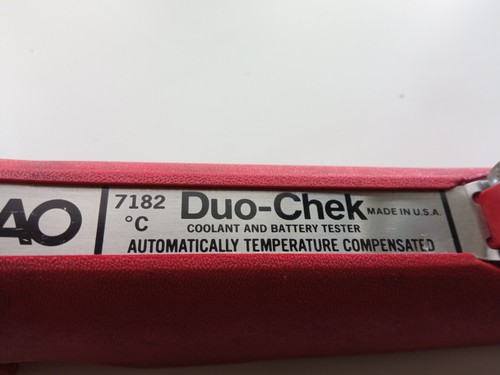 * AMERICAN SCIENTIFIC INSTRUMENTS COOLANT BATTERY TESTER DUO-CHECK 7182 - Imagen 2 de 3