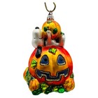 Kurt Adler Polonaise Komozja Peanuts Snoopy Jack O’ Lantern Halloween Ornament
