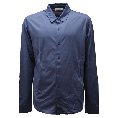 7116AC camicia uomo ALPHA STUDIO blue cotton shirt men