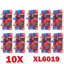 10 Pack XL6019 30W 5A DC Boost Adjustable Voltage Converter Step Up Modules USA