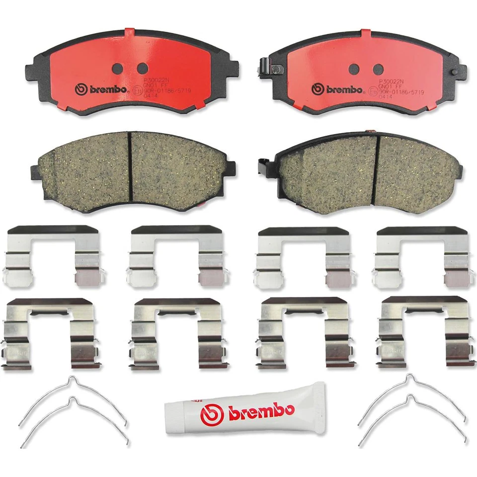 前后布雷博陶瓷刹车片套装适用于 2000 - 2001 现代 Tiburon — 第 3/4 张图片