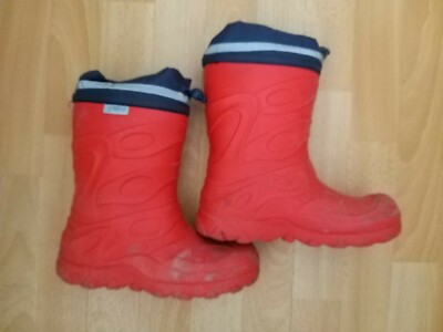 gebrauchte kinderschuhe gummistiefel mit wolle gefÃ¼ttert