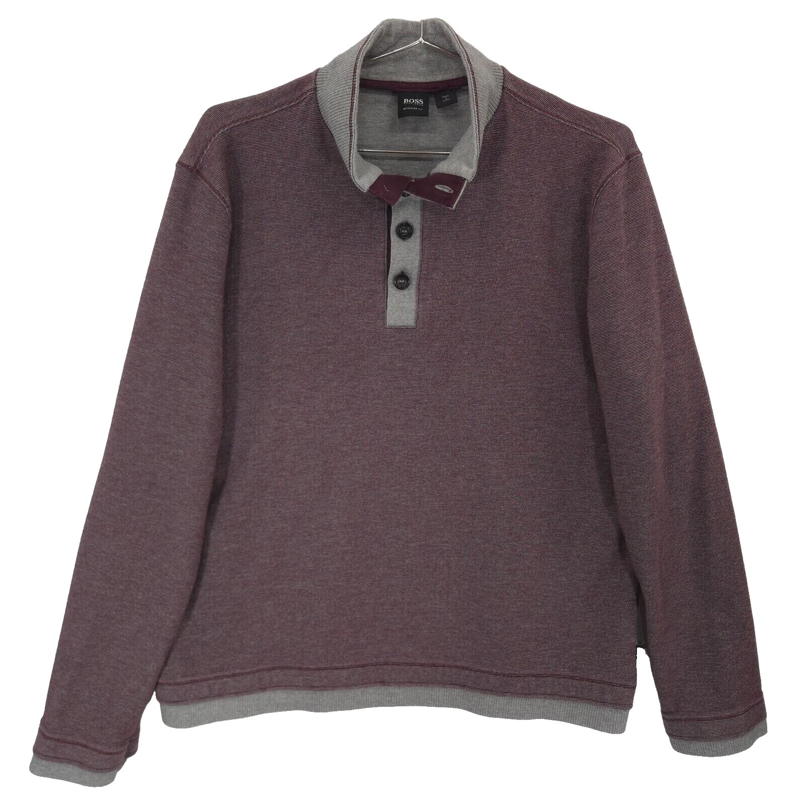 HUGO BOSS Henley Sweaters for Men