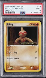 Baltoy 43/106 EX Emerald Reverse Holo
