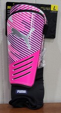 Soccer Puma Strike Shinguard  Ankle Sock Adult Size Large Pink