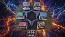 Set of 3 Magnetic Shape-Shifting Puzzle Cube – 3D Geometric Transforming Toy