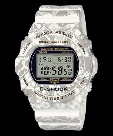 Casio G-Shock DW-5700SLG-7JR Fukuju-in Limited Edition Watch