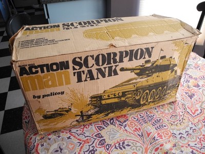Exceptionally RARE, Original 1970s GI JOE SCORPION TANK, Perfect Condition, 1:6