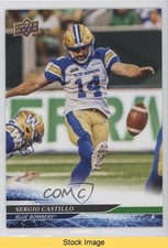 2025 Upper Deck CFL Green Sergio Castillo #33 READ 16vq
