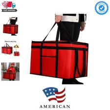Extra Large XXXL Insulated Food Delivery Bag Cooler Bags Keep Food Warm Cater...