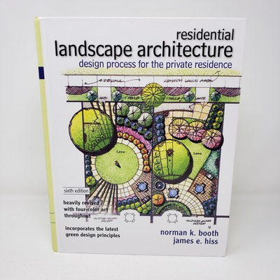 #ad Residential Landscape Architecture by Norman Booth 6th Edition HC Illus $122.19