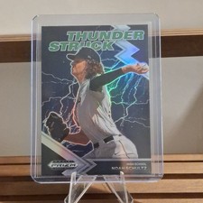 Panini 2022 Prizm Draft Picks Noah Schultz TH-NS Thunderstruck Baseball Insert