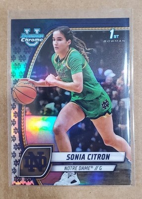 2024 Bowman Chrome U Sonia Citron (1st Bowman) SSP Team Logo Variation *Case Hit