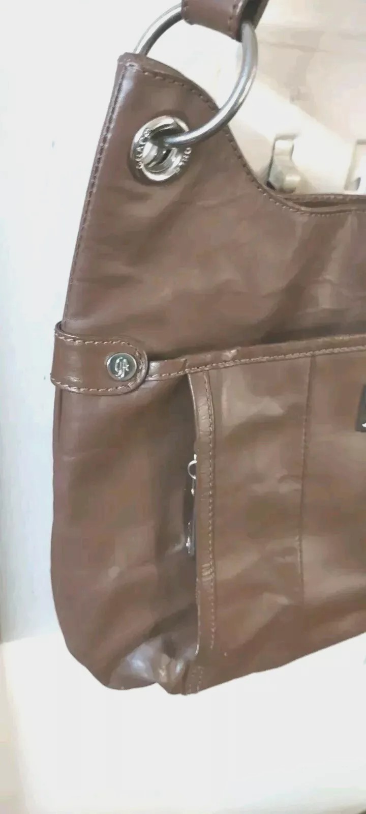 Grace Adele Leather Shoulder Hobo Bag And Wallet. - image 5