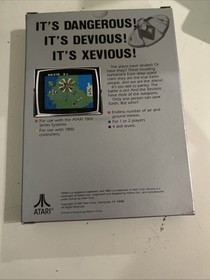 Atari 7800 Xevious Complete In Box