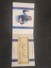 2019 Gary Carter National Treasures Cut Signatures BOOKLET /49 - Expos