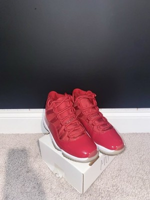 Air Jordan 11 Men's Retro Gym Red Sneakers Size 9