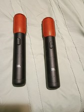 JBL Wireless Handheld/Stand-Held Microphones Set of 2 Black Orange Pair