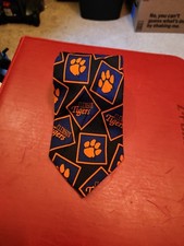 Clemson Tigers Tie Merge Left Used