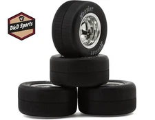 1RC (1RC5561) - 1/18 Asphalt Late Model Hoosier Tires (Chrome) (4) (F/R)