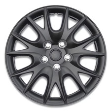 Auto Drive 16 Inch Black Hubcap Wheel Covers Set Of 4 Universal Car Rim Caps Auto Drive 16 Inch Black Hubcap Wheel Covers Set Of 4 Universal Car Rim Caps
