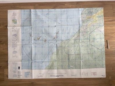 Operationelle Navigationskarte ONC H-1 Kanarische Inseln Marokko Sahara Mauretanien 1:1M