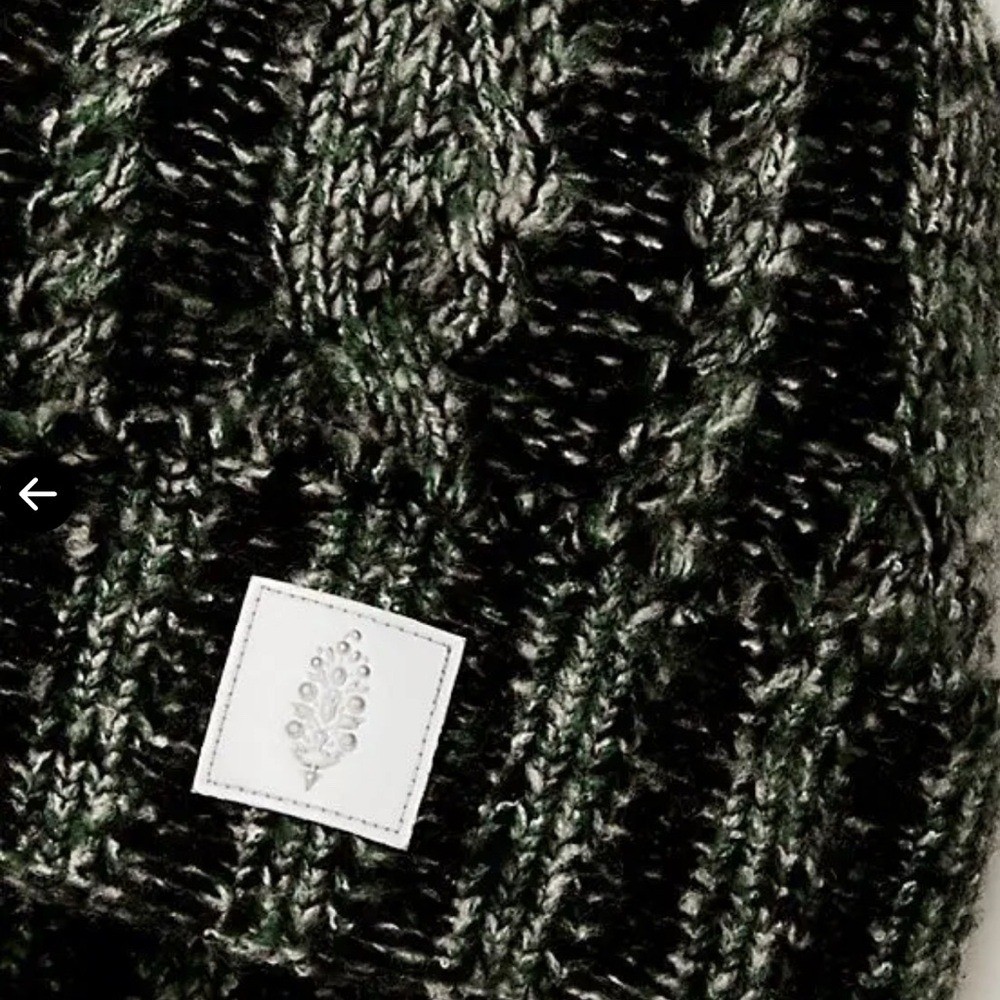 Free People Movement Pom Party Reflective Beanie Hat White  display picture 3