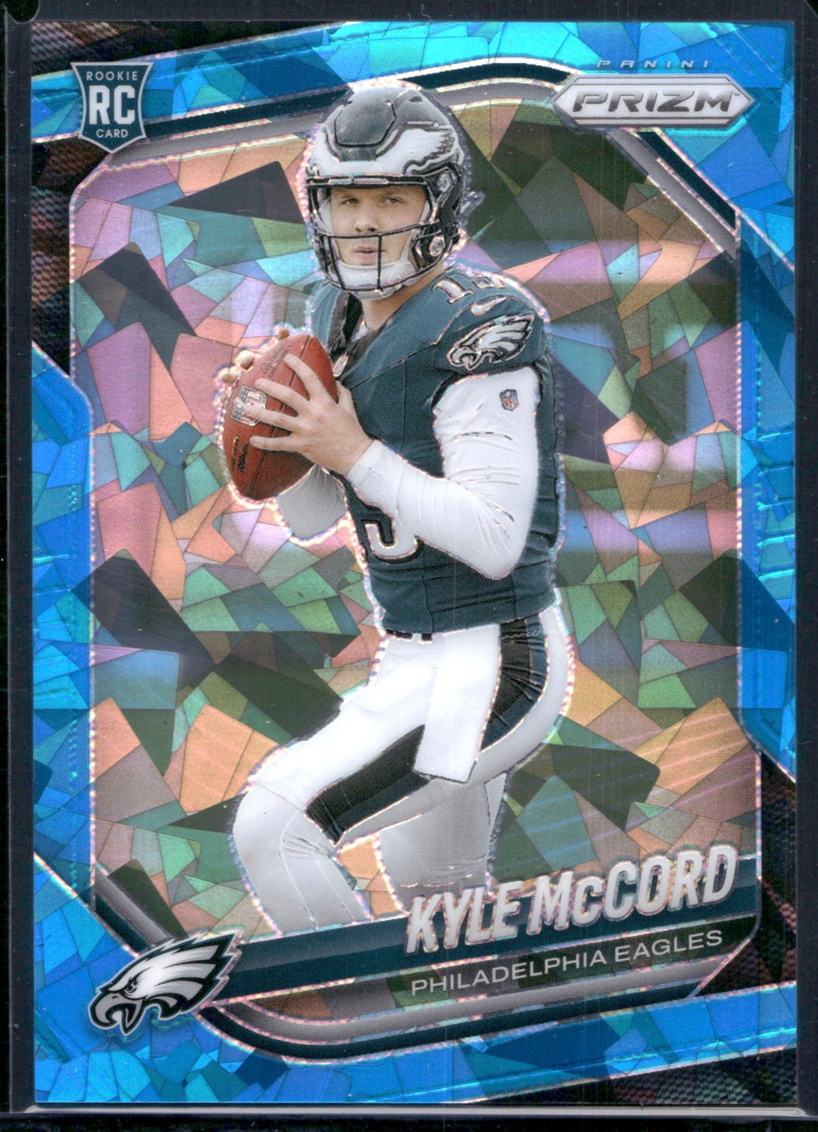 2025 Panini Prizm Kyle McCord Blue Ice Prizm /99 #377