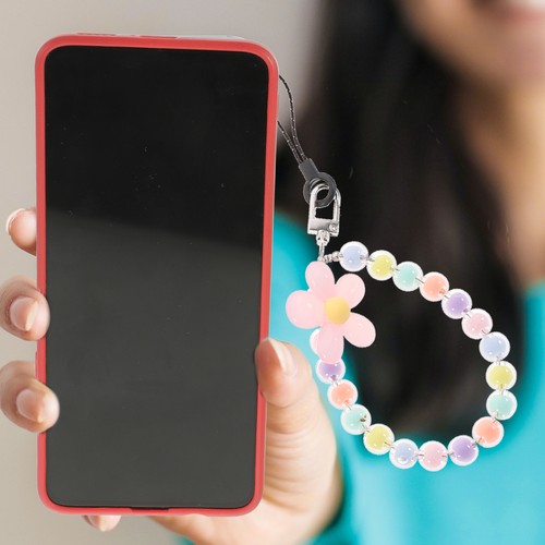 4 Pcs Handyriemen Reisen Handyarmband Mit Perlen Handgelenk Lanyard Für Telefon - 第 4/12 張圖片