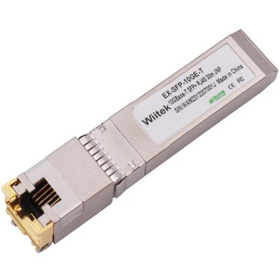 10G SFP+ to RJ45 Copper Modules, 1.25G/2.5G/5G/10GBase-T Ethernet Copper to S...