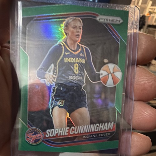 Panini WNBA Prizm Sophie Cunningham Indiana Fever 2023 Green Prizm #63