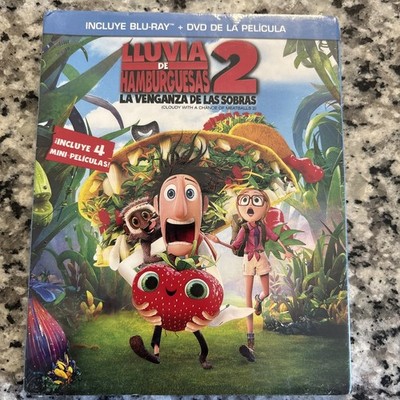Lluvia de Hamburguesas 2 (Cloudy With a Chance of Meatballs 2) (Blu-ray/DVD) NEW