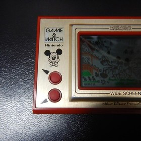 Nintendo Game and Watch Mickey Mouse Egg MC-25 1981 Handheld Wide Screen Retro