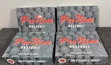 New 4 Dozen (48) Pro-Nine Brand 9" Yellow Dimpled Batting Machine Cage Balls