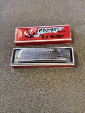 M-Hohner's OLD STANDBY Harmonica No 34B In Box TD