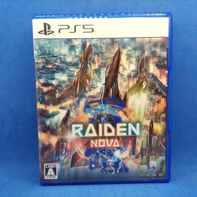 Raiden Nova Used Tested Japanese ver with Case Sony PlayStation5