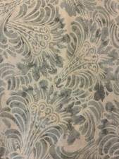 Pottery Barn Duvet Cover TWIN Floral Mari Cotton Blue Porcelain White Reversible