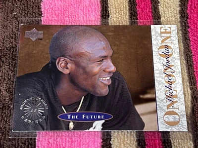 1995 UPPER DECK RETIRES ONE ON ONE THE FUTURE #10 MICHAEL JORDAN WHITE SOX NM ! - Photo 1/2