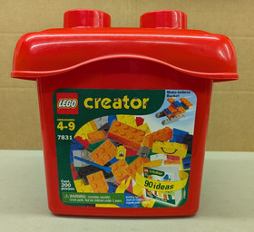 LEGO Creator 7831 Make-believe Bucket NEW! People Animals Boats Red 200 pcs.