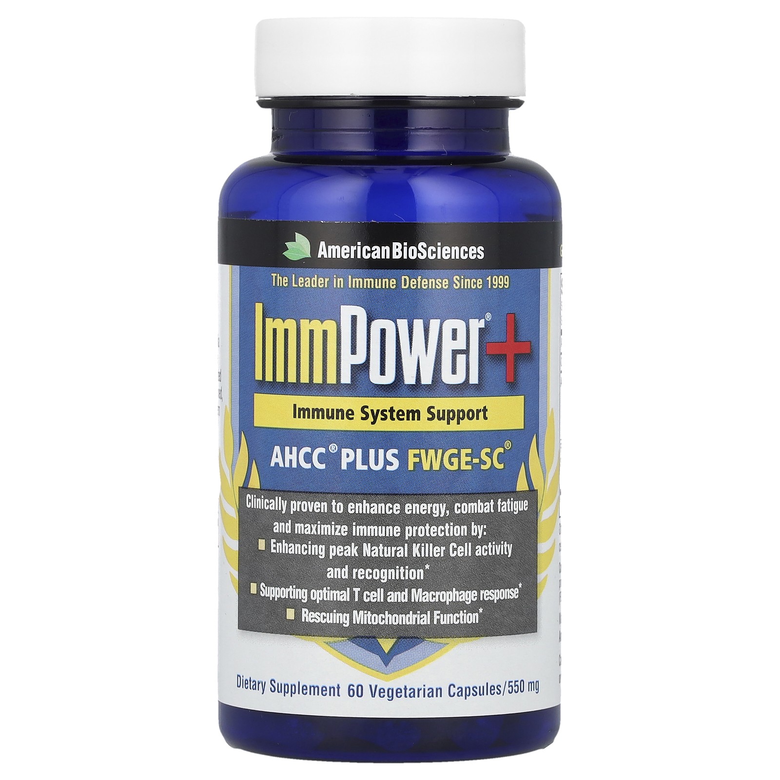 ImmPower +, AHCC  FWGE-SC, 60