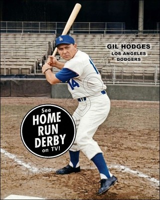 Gil Hodges Photo 8X10 - 1960 Home Run Derby Dodgers  Buy Any 2 Get 1 Free