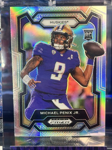 (11) Michael Penix Jr. Rookie Cards Lot (Falcons) Optic #279 Shock, Silver👌 - Bild 3 von 9