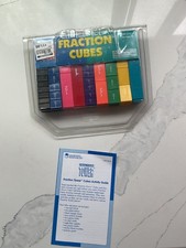 Learning Resources Set/51 Fraction Tower Cubes LER 2510  Activity Guide VG